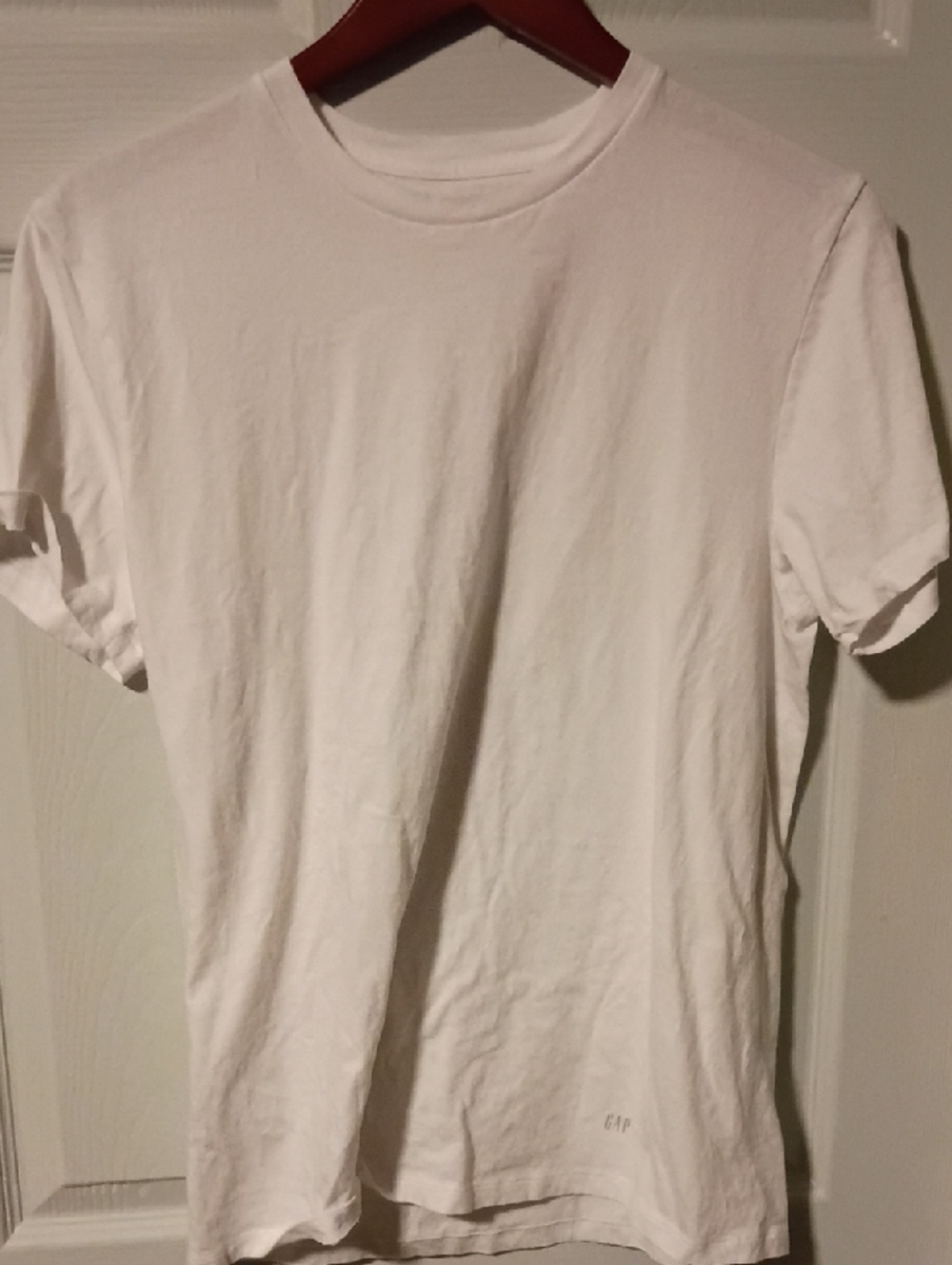 GAP Men's White Short Sleeve Crewneck Tee